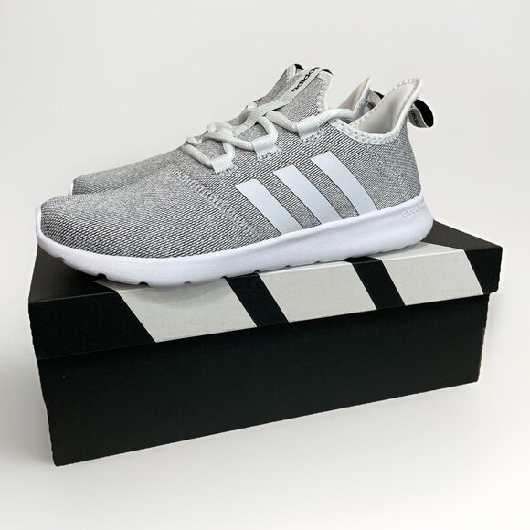 Adidas Cloudfoam Pure 2.0 Women’s Running Jog Shoes H04756 White/Grey Size 8 New - Picture 2 of 10